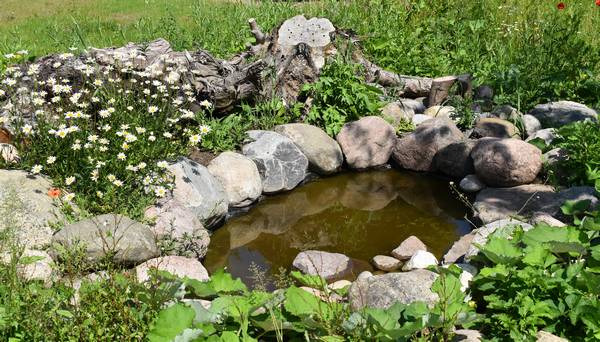 Lille vandhul i Christianslunden Skovkirkegård